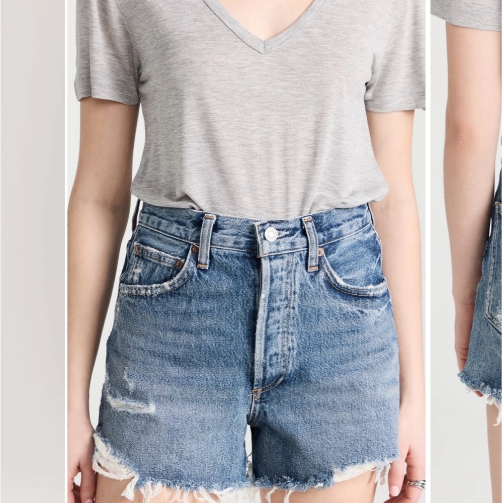 NWT Agolde Dee Jean shorts size 24.